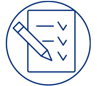 vector drawing of a checklist